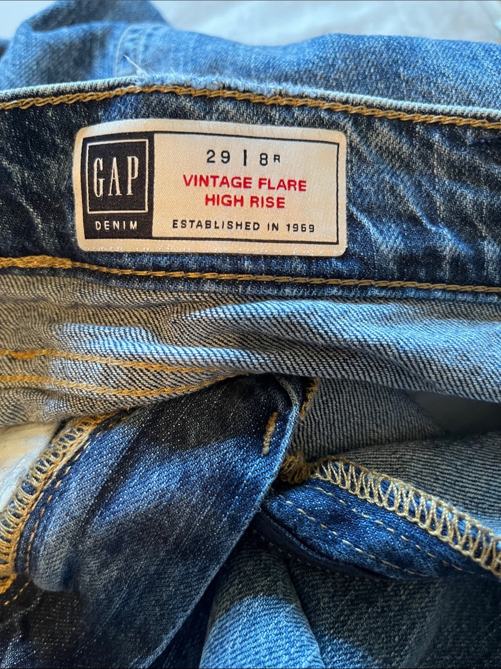 Gap Classic Blue Distressed Women’s Jeans - Picture 2 of 4